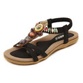 Sandals Beach Peep Toe Summer Leisure Chic Shoes Casual Flat - Presidential Brand (R)