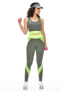 Diamante Women's Power Flex Yoga Pant Legging Sportswear - Style C170 - Presidential Brand (R)