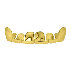 Gold Grillz Half Open Top Teeth - Presidential Brand (R)