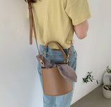Bucket Bag with Striped Inner - Presidential Brand (R)