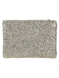 GLITTERED VINYL CLUTCH MAKEUP POUCH - Presidential Brand (R)