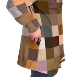 Mens Jackets, Brown Tone Swatch Style Fleece Jacket - Presidential Brand (R)