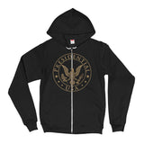 Presidential USA Badge Gold Hoodie Sweater - Presidential Brand (R)