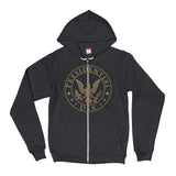 Presidential USA Badge Gold Hoodie Sweater - Presidential Brand (R)
