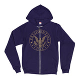 Presidential USA Badge Gold Hoodie Sweater - Presidential Brand (R)