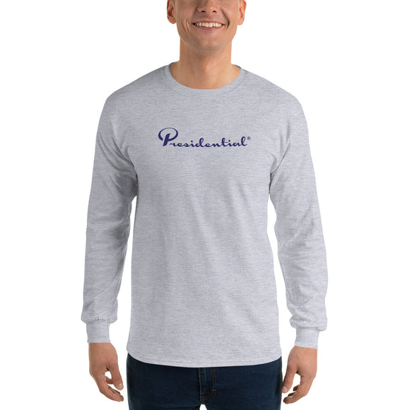 Presidential Blue Long Sleeve T-Shirt - Presidential Brand (R)