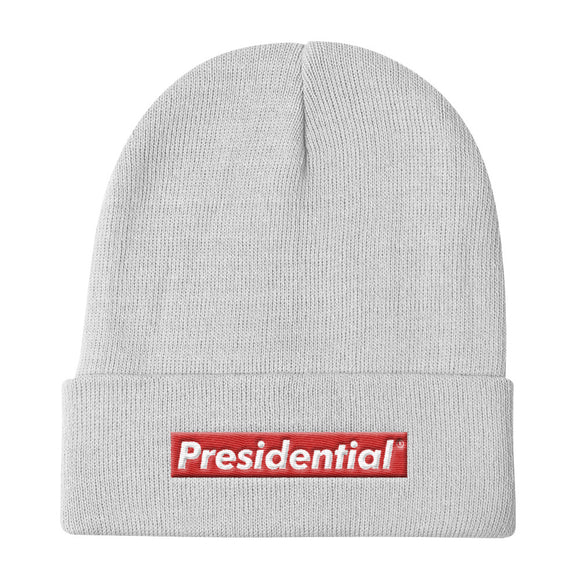 Presidential Redbox Logo | Knit Beanie - Presidential Brand (R)