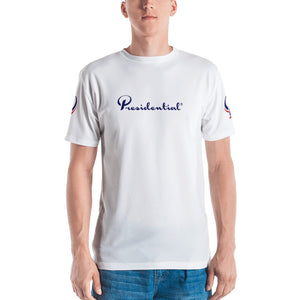 Presidential Blue Side Icon Design Men's T-shirt - Presidential Brand (R)