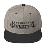 Presidential Lifestyle Icon P Black | Snapback Hat - Presidential Brand (R)
