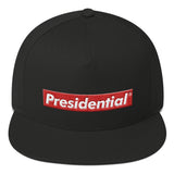Presidential Redbox Logo Icon P On Back | Flat Bill Cap - Presidential Brand (R)