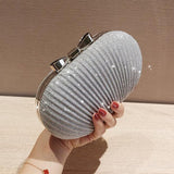 Shoulder Handbags Elegant Rhinestones Clutch Evening Bag - Presidential Brand (R)