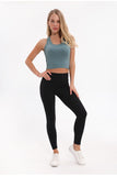 Flexible Racer back Sport Fitness Crop Tops Women - Presidential Brand (R)