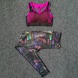 Women's Running Fitness Sports Bra Yoga Pants - Presidential Brand (R)