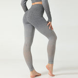 High Waist Leggings Women Hollow Out Push Up Workout Leggins Mujer Exercise Fitness Female Pants Fitness Jeggings - Presidential Brand (R)