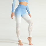 High Waist Leggings Women Hollow Out Push Up Workout Leggins Mujer Exercise Fitness Female Pants Fitness Jeggings - Presidential Brand (R)