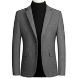 BOLUBAO Men Suit Brand New Men's Blazer Luxury Wool Thick Men Classic Business Suits Jacket Male Luxurious Slim Blazers - Presidential Brand (R)