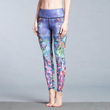 Women Leggings Gym Elastic Fitness Long Tights - Presidential Brand (R)