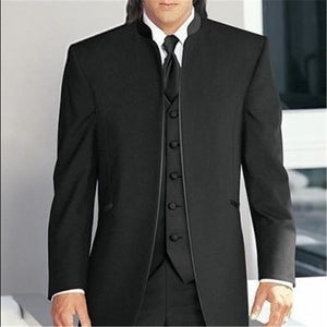 Men Wedding Suits Custom Made Tuxedos Formal Suit Jacket Pants Vest Tie - Presidential Brand (R)