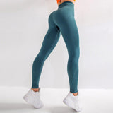 Seamless Leggings Women Fitness Running Yoga Pants High Waist Tummy Control Push Up Fitness Leggings Sport Gym Tights - Presidential Brand (R)