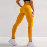 Seamless Leggings Women Fitness Running Yoga Pants High Waist Tummy Control Push Up Fitness Leggings Sport Gym Tights - Presidential Brand (R)