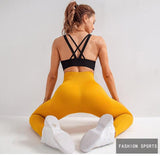Seamless Leggings Women Fitness Running Yoga Pants High Waist Tummy Control Push Up Fitness Leggings Sport Gym Tights - Presidential Brand (R)