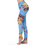 Unicorn Leggings Women Leggins Fitness Legging Sexy Pants 3d Printed Rainbow Star Cat Donuts - Presidential Brand (R)