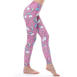 Unicorn Leggings Women Leggins Fitness Legging Sexy Pants 3d Printed Rainbow Star Cat Donuts - Presidential Brand (R)