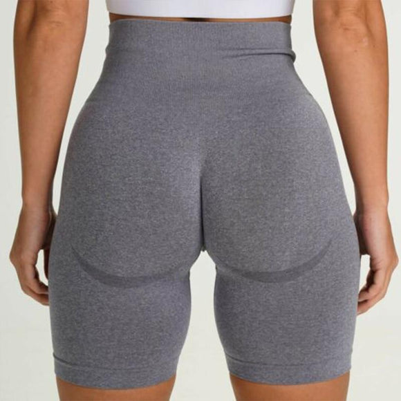 High Waist Workout Shorts Summer Seamless Fitness Yoga Short Scrunch Butt Fitness Shorts Running Sport Women Gym Leggings - Presidential Brand (R)