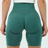 High Waist Workout Shorts Summer Seamless Fitness Yoga Short Scrunch Butt Fitness Shorts Running Sport Women Gym Leggings - Presidential Brand (R)