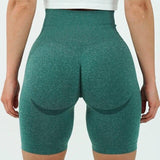 High Waist Workout Shorts Summer Seamless Fitness Yoga Short Scrunch Butt Fitness Shorts Running Sport Women Gym Leggings - Presidential Brand (R)