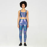 GOLD STAMPING Stretchy Fitness Workout Gym Leggings Women - Presidential Brand (R)