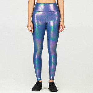 GOLD STAMPING Stretchy Fitness Workout Gym Leggings Women - Presidential Brand (R)