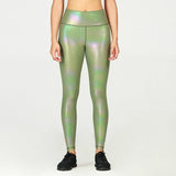 GOLD STAMPING Stretchy Fitness Workout Gym Leggings Women - Presidential Brand (R)