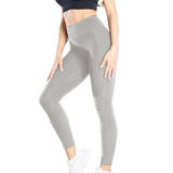 Yoga Pants Leggings Sport Women Fitness Gym High Waist Push Up Yoga Pants Jacquard Fitness Legging Running Trousers - Presidential Brand (R)