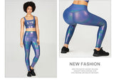 GOLD STAMPING Stretchy Fitness Workout Gym Leggings Women - Presidential Brand (R)