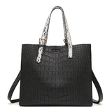 Genuine Leather Handbag Large Tote Bag Luxury Shoulder Bag - Presidential Brand (R)