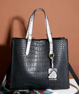 Genuine Leather Handbag Large Tote Bag Luxury Shoulder Bag - Presidential Brand (R)