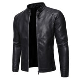 Men Faux Leather Jacket Motorcycle - Presidential Brand (R)