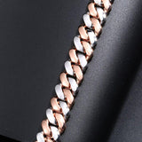 12mm Micro Pave CZ Cuban Link Chains Necklaces Luxury Bling Choker Iced Out Zircon Punk Women Men Couple Jewelry Christmas Gifts - Presidential Brand (R)