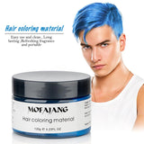 Hair Wax Color Styling Pomade Temporary Hair Dye Disposable Fashion Molding Coloring Mud Cream - Presidential Brand (R)