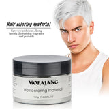 Hair Wax Color Styling Pomade Temporary Hair Dye Disposable Fashion Molding Coloring Mud Cream - Presidential Brand (R)