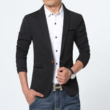 Luxury Men Blazer Brand High Quality Cotton Slim Fit Men Suit Terno Masculino Men LOVZON - Presidential Brand (R)