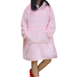 Plus Size Nightwear Oversized Hoodies Sweatshirts Lingerie Sets Women Sleepwear Pajamas for Women Fleece TV Blanket Hoodies - Presidential Brand (R)