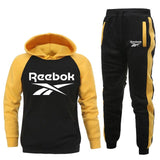 Hoodie suit 2020 autumn and winter new men's printed sportswear sweatshirt wool sweatpants jogging men's pullover - Presidential Brand (R)