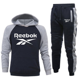 Hoodie suit 2020 autumn and winter new men's printed sportswear sweatshirt wool sweatpants jogging men's pullover - Presidential Brand (R)