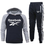 Hoodie suit 2020 autumn and winter new men's printed sportswear sweatshirt wool sweatpants jogging men's pullover - Presidential Brand (R)