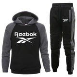 Hoodie suit 2020 autumn and winter new men's printed sportswear sweatshirt wool sweatpants jogging men's pullover - Presidential Brand (R)