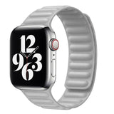 Leather Link strap for Apple watch band 40mm 44mm 38mm 42mm magnetic bracelet correa iwatch band Apple watch series 6 se 5 4 3 2 - Presidential Brand (R)