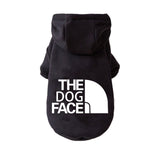 Designer Pet Dog Clothes Sweater, Four Seasons Medium and Large Dog Hoodie The Dog Face Labrador French Bulldog Jacket Clothing