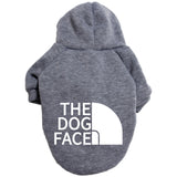 Designer Pet Dog Clothes Sweater, Four Seasons Medium and Large Dog Hoodie The Dog Face Labrador French Bulldog Jacket Clothing